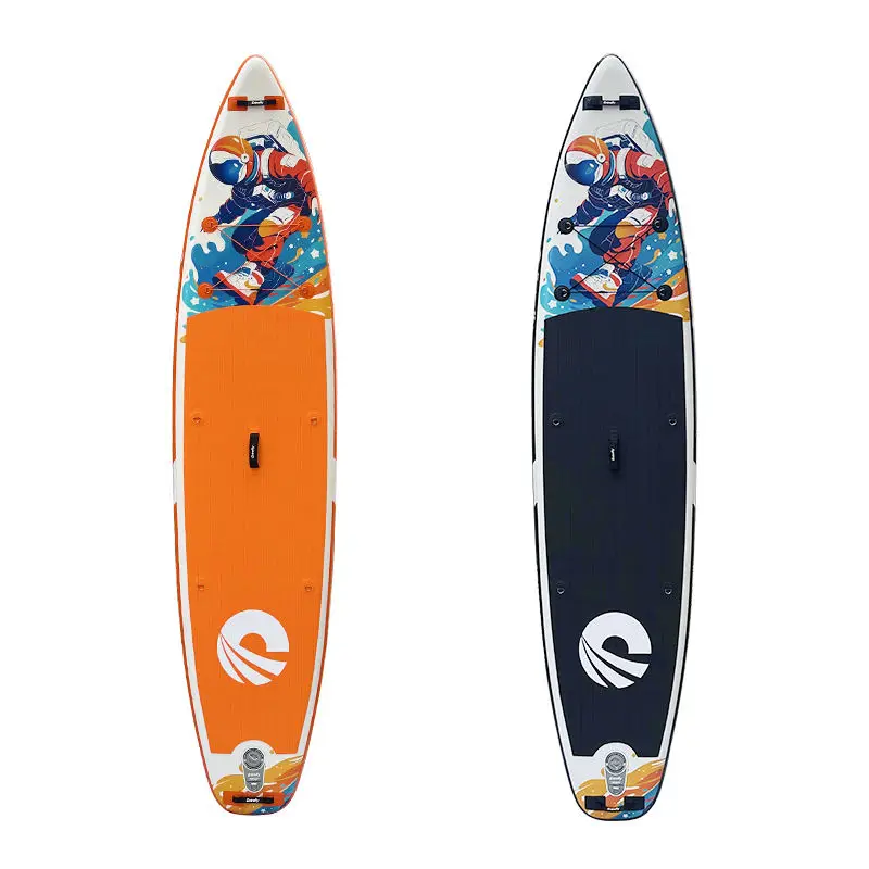Favorite New Design High Strength Portable PVC/PC Inflatable SUP Paddle Board-440LBS Capacity Expert Use Bag Accessory Surfing