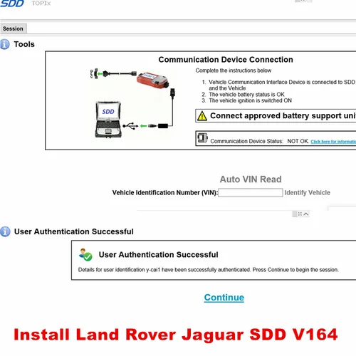 2023 SDD JLR IDS programa completo para Land Rover Jaguar versión SDD V164 instalar y activar