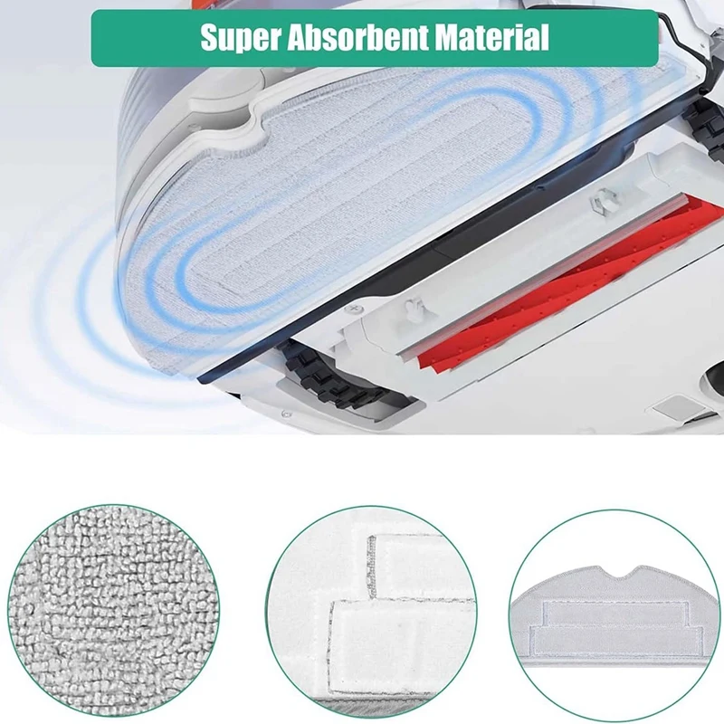 For Xiaomi Roborock S8 S8 PLUS S8+ S8 Pro Ultra Vacuum Cleaner Hepa Filter Mop Cloth Dust Bag Replacement Parts Accessories