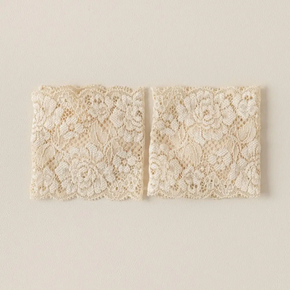 

Invisible Solid Color Elasticity Cotton Women Socks Toe Separator Socks Foot Care Mesh Half Palm Insoles Five Finger Socks