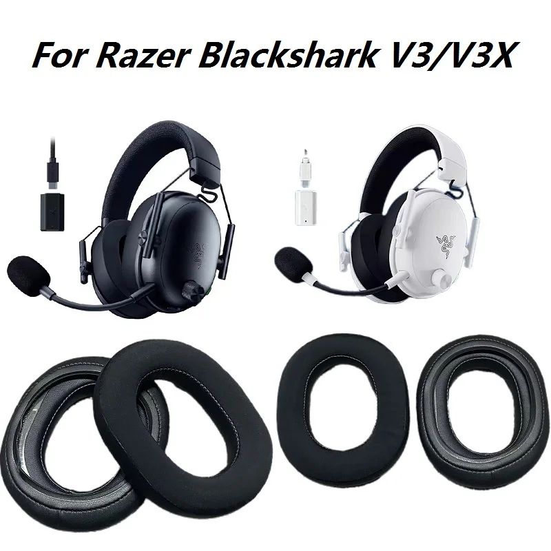 Оригинальные амбушюры для Razer BlackShark V3 Hyperspeed, сменная гарнитура Black Shark V3X V3 X, наушники, амбушюры