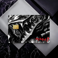 Berserk Poster Anti-Scratch Decorative Waterproof Small Chip 4PCS Card Sticker New