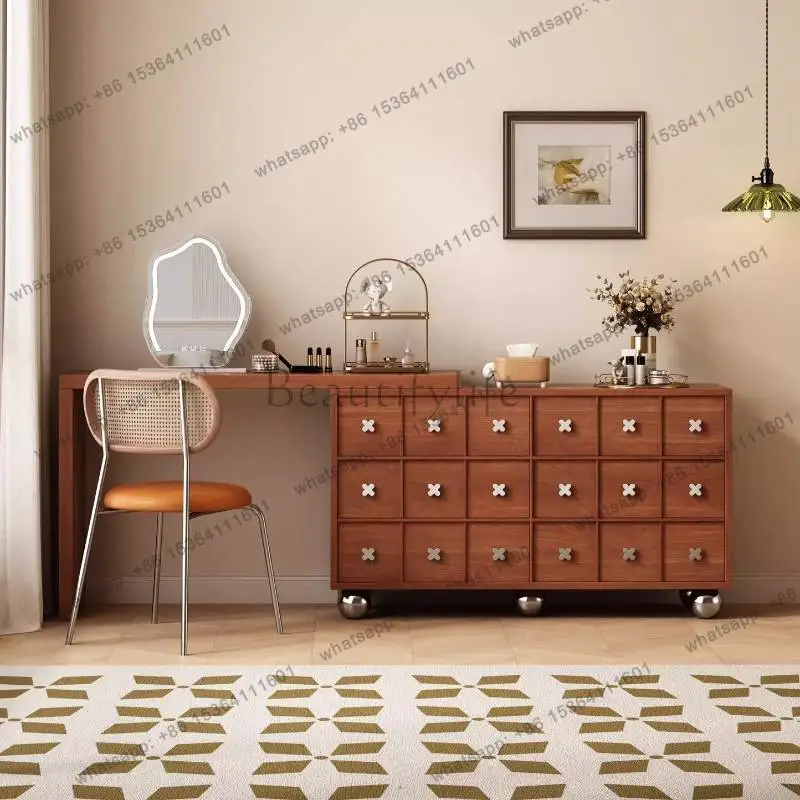 zj.Antique Laptop Vanity Desk Decorations Diamond Farmhouse Cabinets Vanity Desk Standing Essentials Coiffeuse De Chambre Furnit