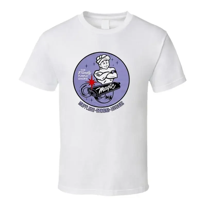 Magic Muffler Purple Shops T Shirt
