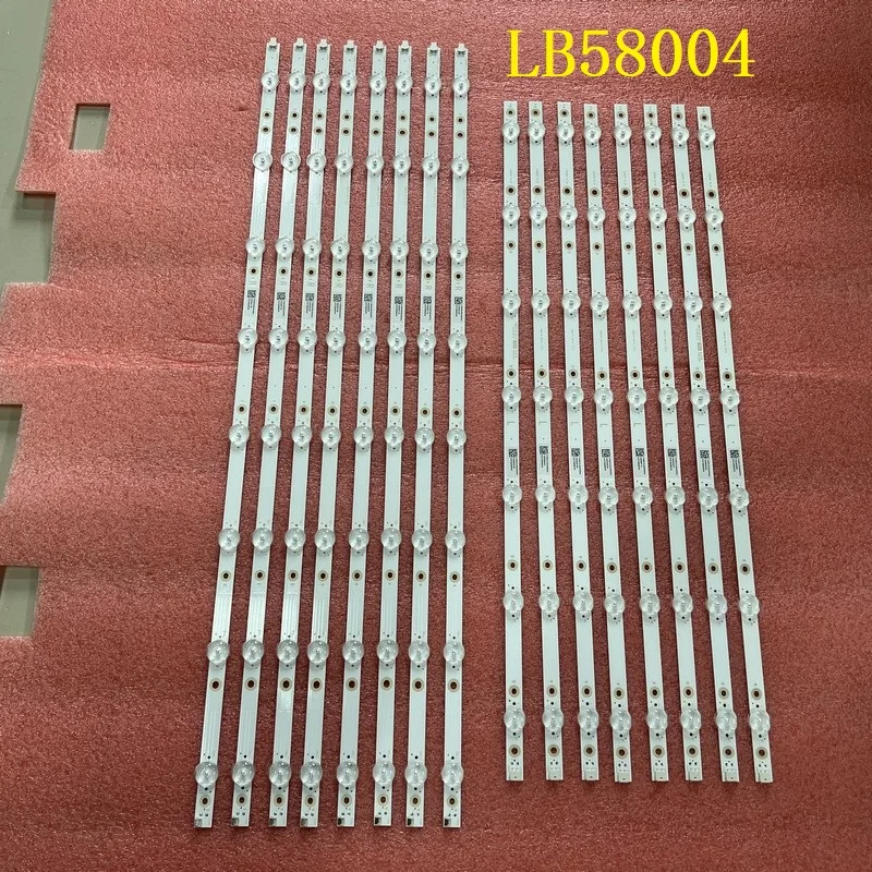 Kit 16pcs LED Backlight strip For 58PUS7304/12 LB58004 V1 V0_00 TPT580B5-U2T01D REVS01D