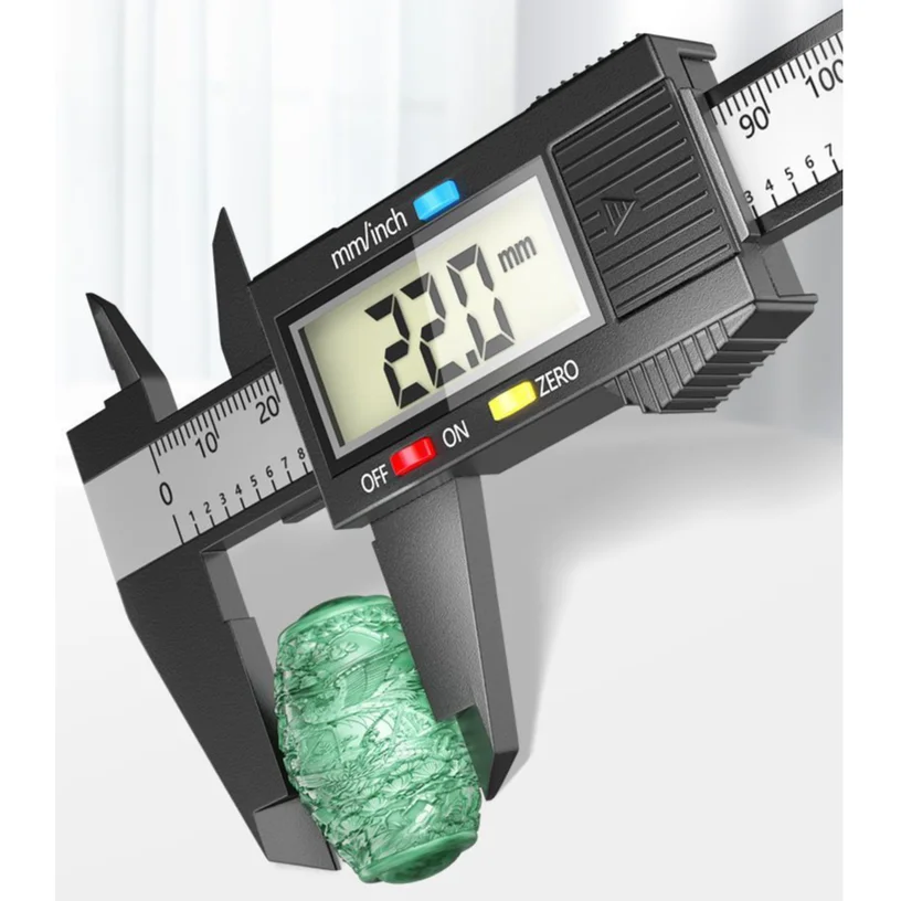 150mm 100mm Electronic Digital Caliper Carbon Fiber Dial Vernier Caliper Gauge Micrometer Measuring Tool Digital Ruler