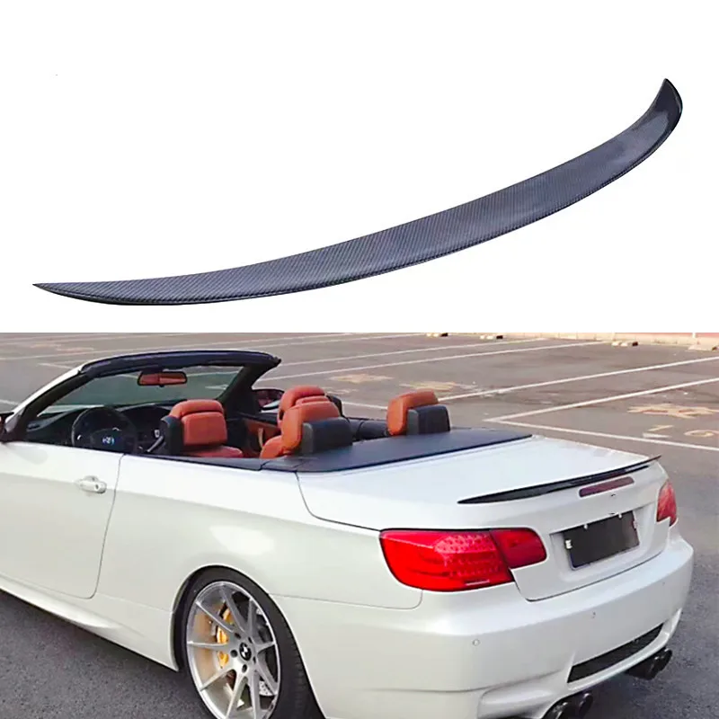 For 2006-2013 BMW 3 Series E93 M3 2Door ABS Plastic M4 MP PSM Style Rear Trunk Lid Spoiler Wings Car Exterior Tuning Accessories