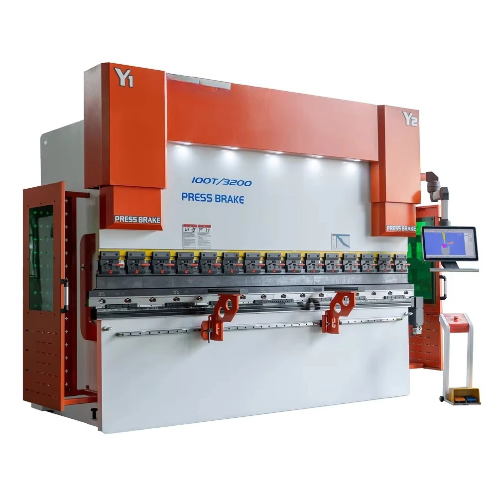 80ton 100ton 160 Ton 3200mm Sheet Metal Bending Brake Press CNC Hydraulic Press Brake Machine Price