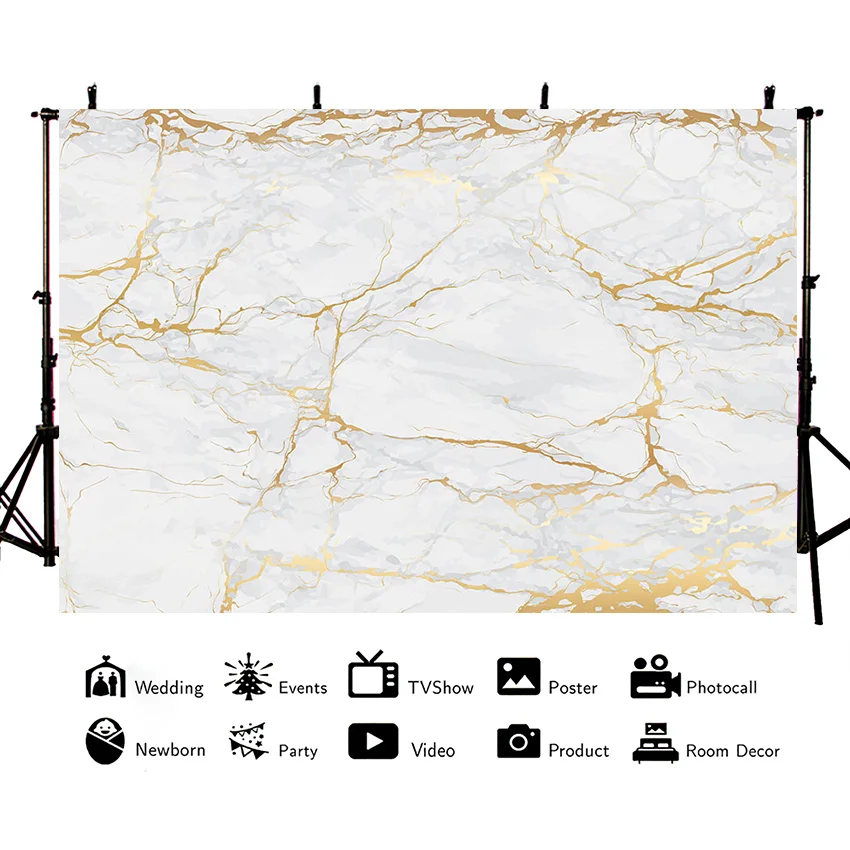 Mehofond-telón de fondo con textura de piedra de mármol para recién nacido, Baby Shower, retrato de fotografía, decoración de fondo para estudio fotográfico, accesorios para sesión fotográfica