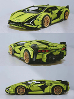 Building blocks Lamborghini toy assembly toy puzzle toy 60cm sports car racing car