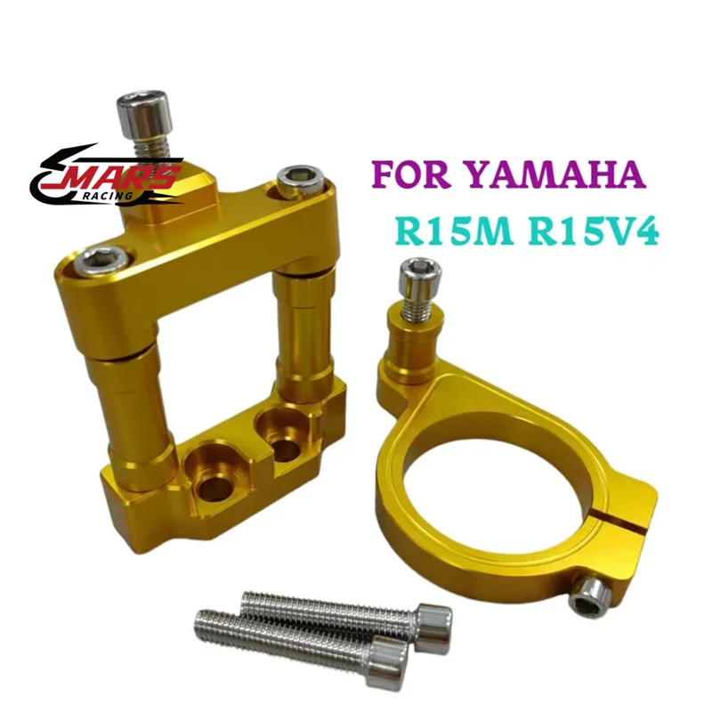 

For YAMAHA R15M R15 V4 2023-2024 Motorcycle Accessories Steering Damper Stabilizer Handlebar Bar Clamp Kit Reversed Safety