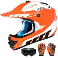 Casco de motocross para niños jóvenes para Quad ATV UTV Dirt Bike Scooter Certificación DOT Casco de moto para niños de 3 a 12 a