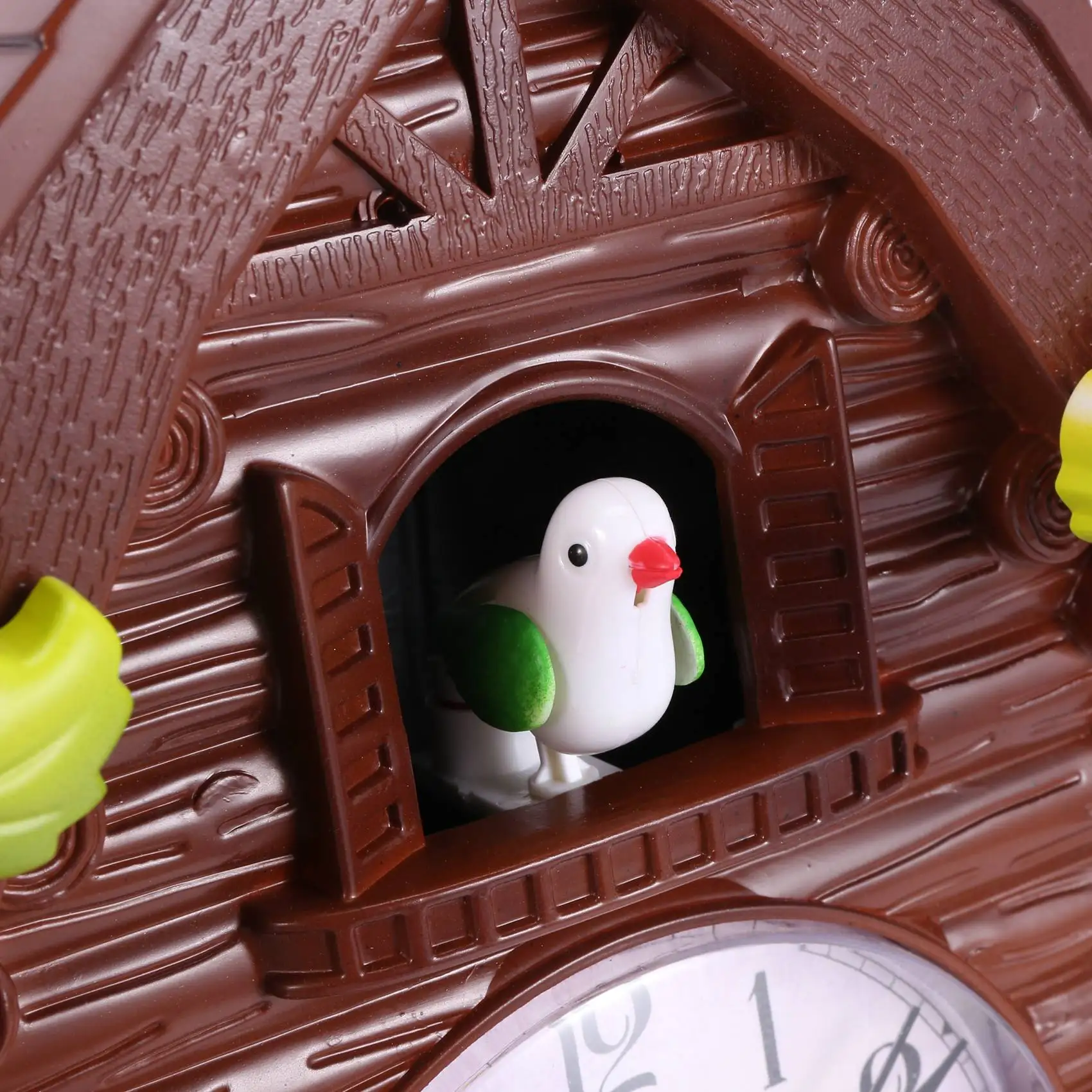 JJ-reloj de pared con bonito pájaro, despertador de cuco, reloj de cuco, reloj para el salón, decoración breve para dormitorio de niños, reloj despertador de día para el hogar