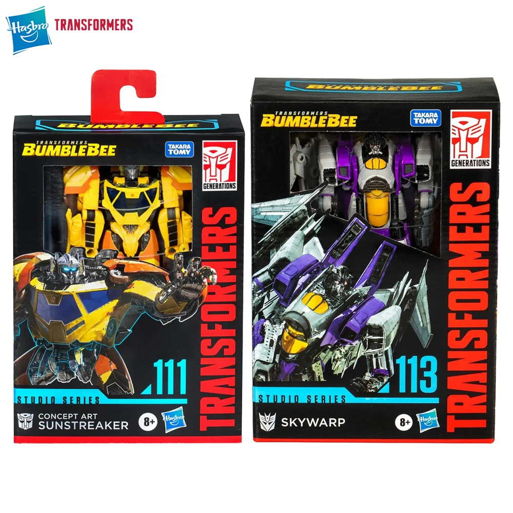 

[In-Stock] Hasbro Transformers Studio Series SS111 Sunstreaker & SS113 Skywarp Collectible Action Robot Figure Model Toys