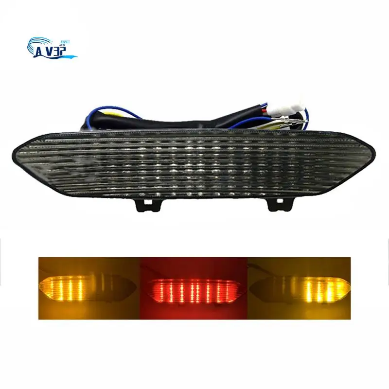 

AV32-Motorcycle Rear Light Rear Tail Light Brake Turn Signals Integrated LED Light For Yamaha YZF R1 2002 2003