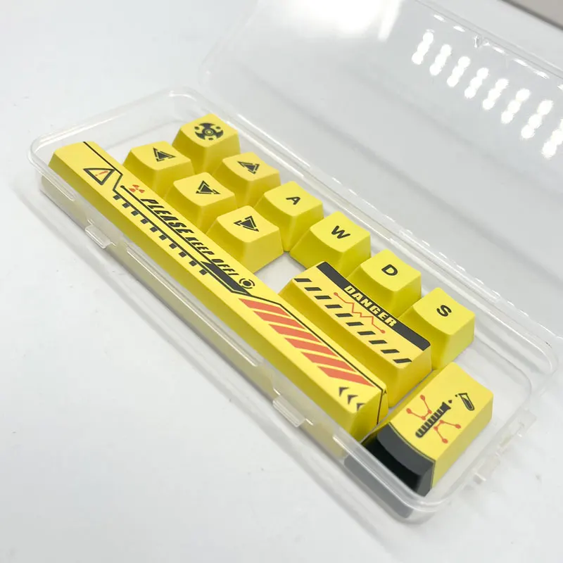 12Keys Keyboard Keycap OEM Profile PBT Material Key Cap for Mx Switch Hot Swap Mechanical Keyboard Biochemical Keycaps - view 2
