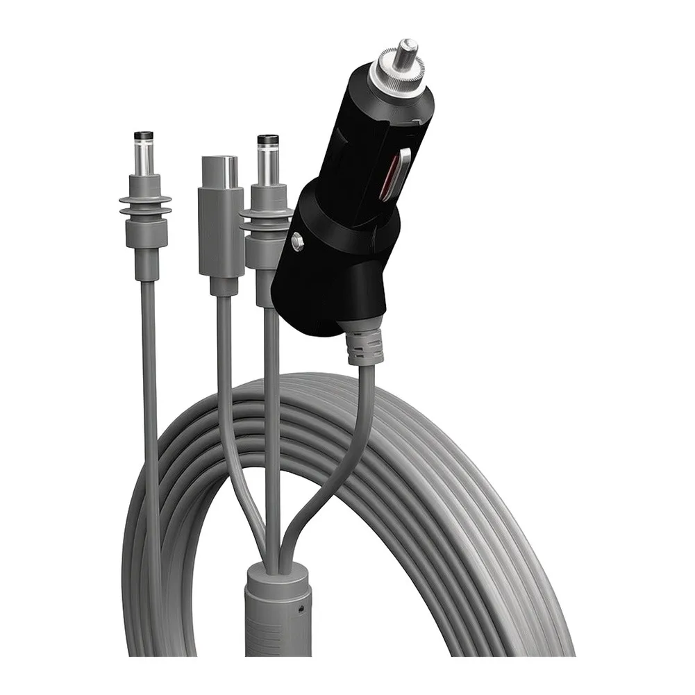 3 In 1 DC Cable Extension Cord For Starlink With USB C Socket 100W 20V 5A 16AWG Black PVC Copper For Dish For Antenna