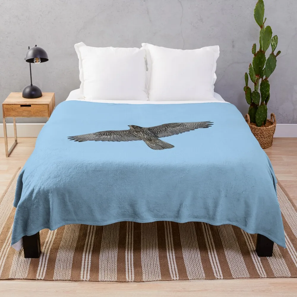 

Gyrfalcon Color Design Throw Blanket Flannel Vintage Blankets