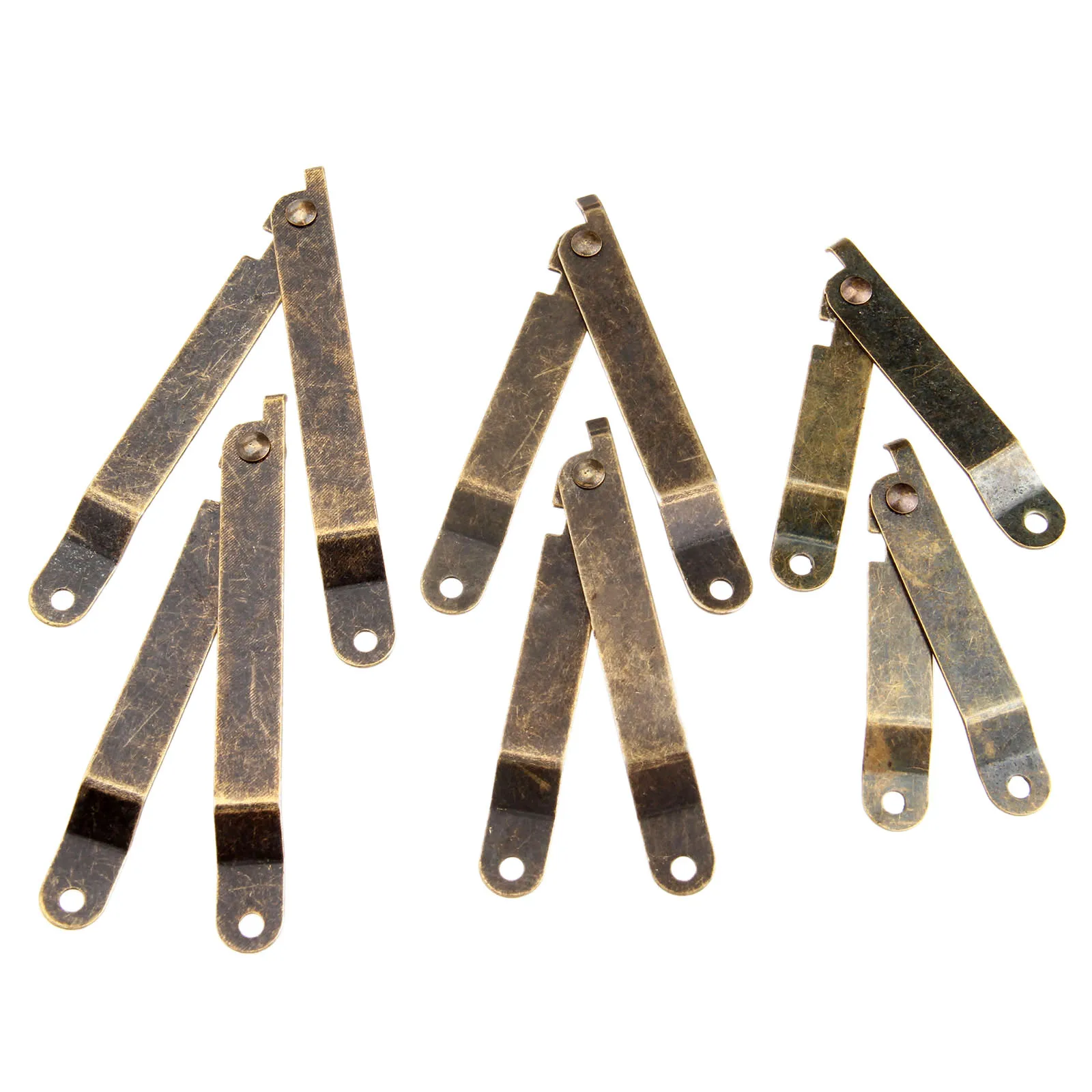 2pcs Lid Support Hinges Stay Antique Bronze Iron Box Display Furniture Accessories Cabinet Cupboard 112mm/145mm/172mm Lid Stays