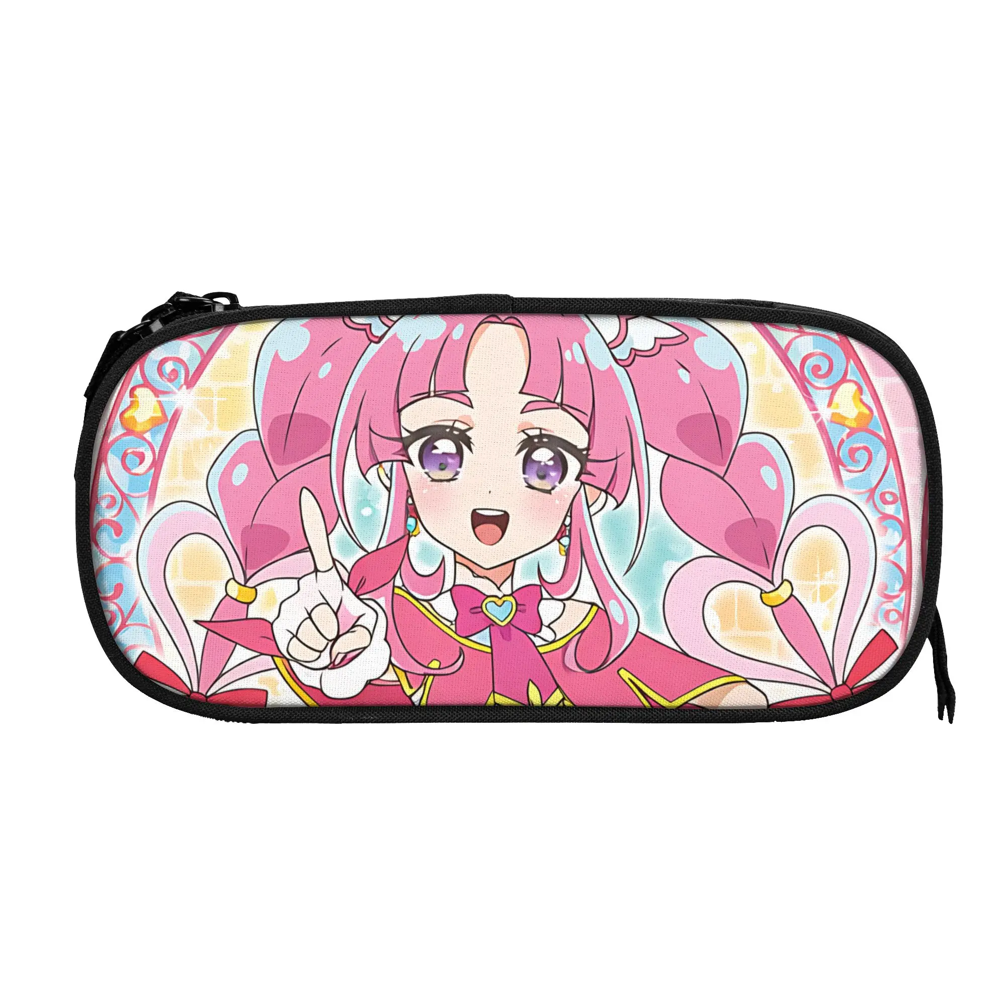 Custom Cure Mystique Pretty Cure Large Capacity Bags for Child  School Pencil Bag for Boys Gilrs Kids