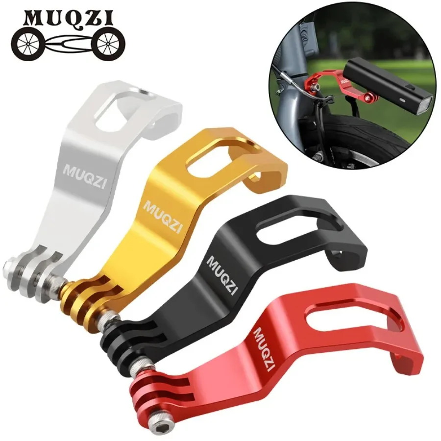 AliExpress Other MUQZI Front Light Holder Bike Fork Mount Bracket Headlight Eyelet Mount for Brompton Folding Bike
