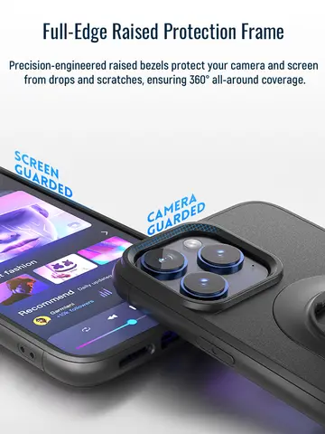 Stötsäkert fodral för iPhone 17/16/15/14Plus/13/12/11Pro/XsMax/XR Motorcykelhållare/Bilfäste i fyrhjulsstil med låsbar design 10 best sales Quad Lock-fäste - №2