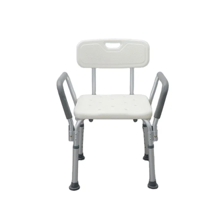 Custom Grand Opening Sale China HYH Adjustable Shower Chair With Bedpan Aluminum Height Adjustable 6-Level Lightweight