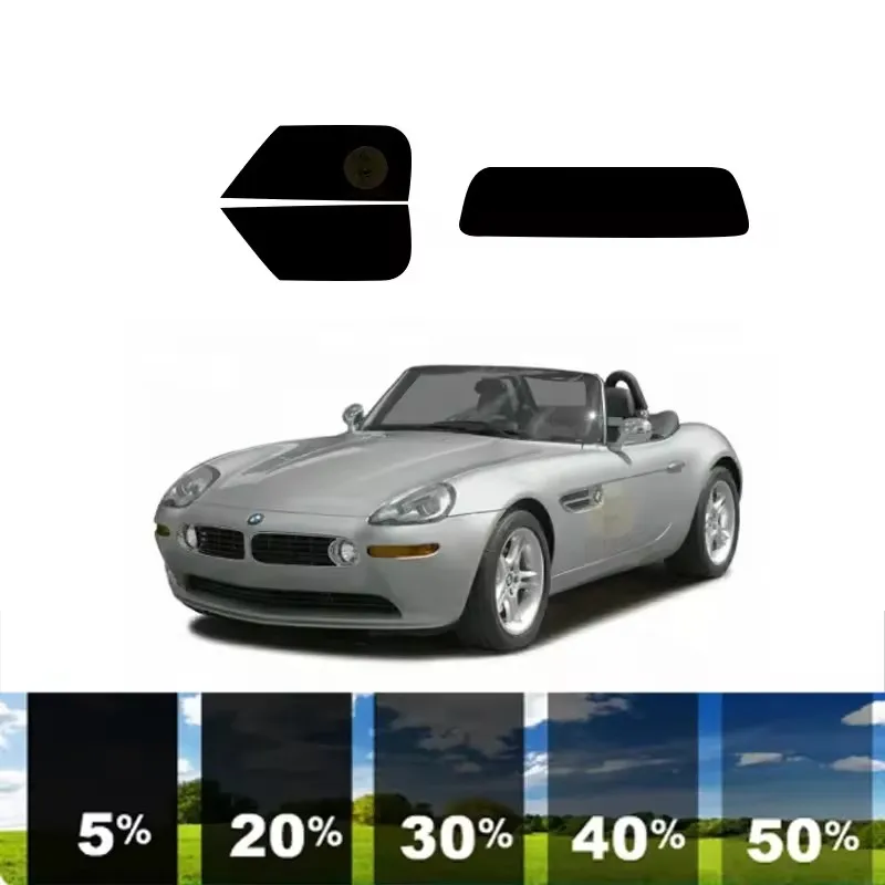 

precut Removable Window Tint Film For Car 100% UVR 5%-70%VLT Heat Insulation Carbon ﻿For BMW Z8 2 DR CONVERTIBLE 2000-2003