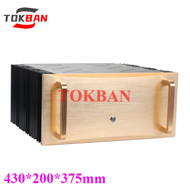 

Tokban Audio CJ148 430*200*375mm All Aluminium Class A Amplifier Chassis Enclosure DIY HIFI Amplifier Case Shell