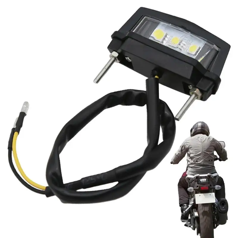 Petit feu arrière de plaque de planificateur pour la conduite de nuit, feu arrière pour moto Hurbike, feux pour les voyages brumeux