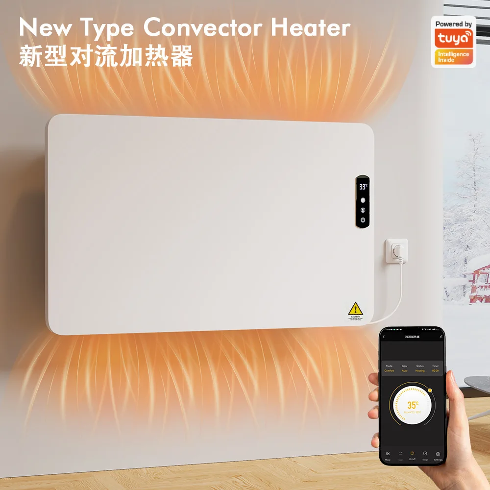 Tuya WIFI Heater US EU UK Standard 110V 220V Household Bathroom Heater 24H Timing Heater