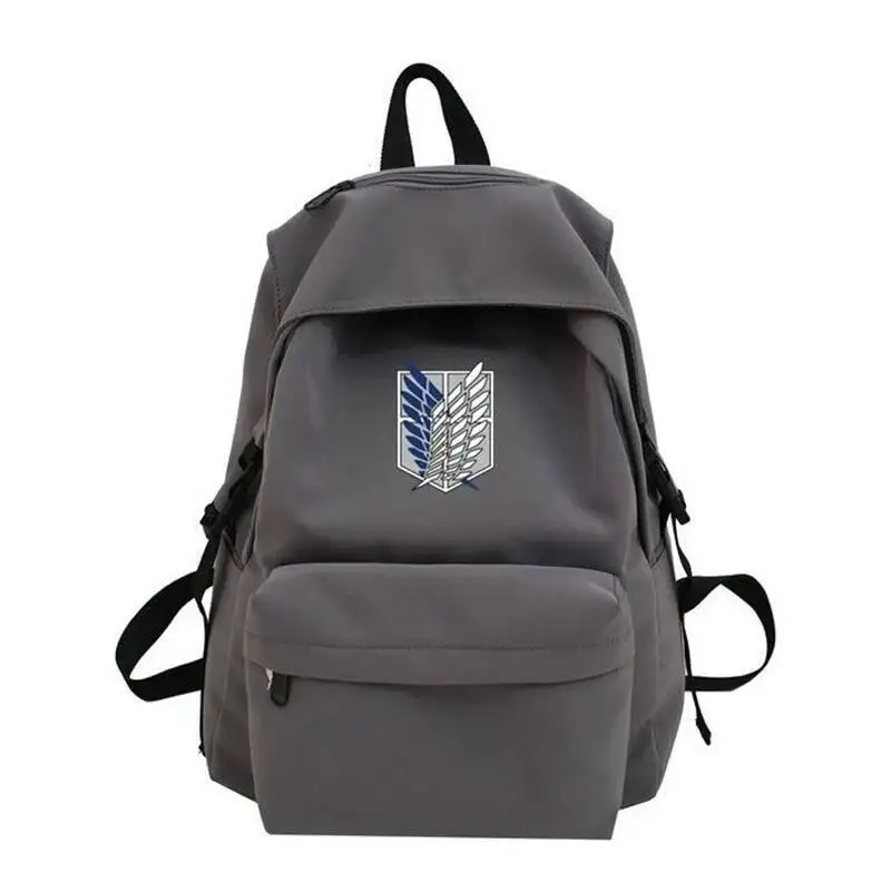 Anime-Spiel Schwarz Blau Grün Grau Gelb Attack On Titan Shingeki No Kyojin Kinder Teenager Schultaschen Rucksäcke Mädchen Jungen