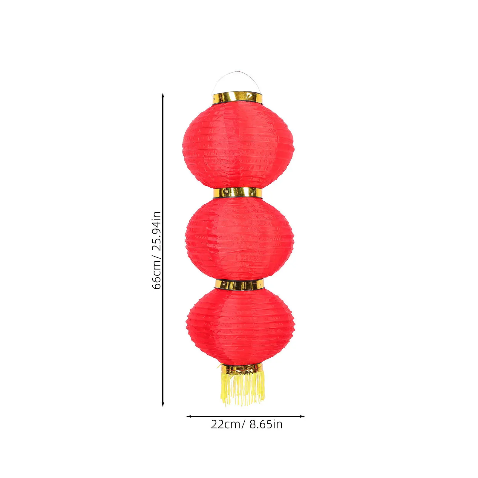 Delicate Hanging Decorative Lantern New Year Outdoor Indoor Lanterns Spring Festival Lunar Year Celebration Lights