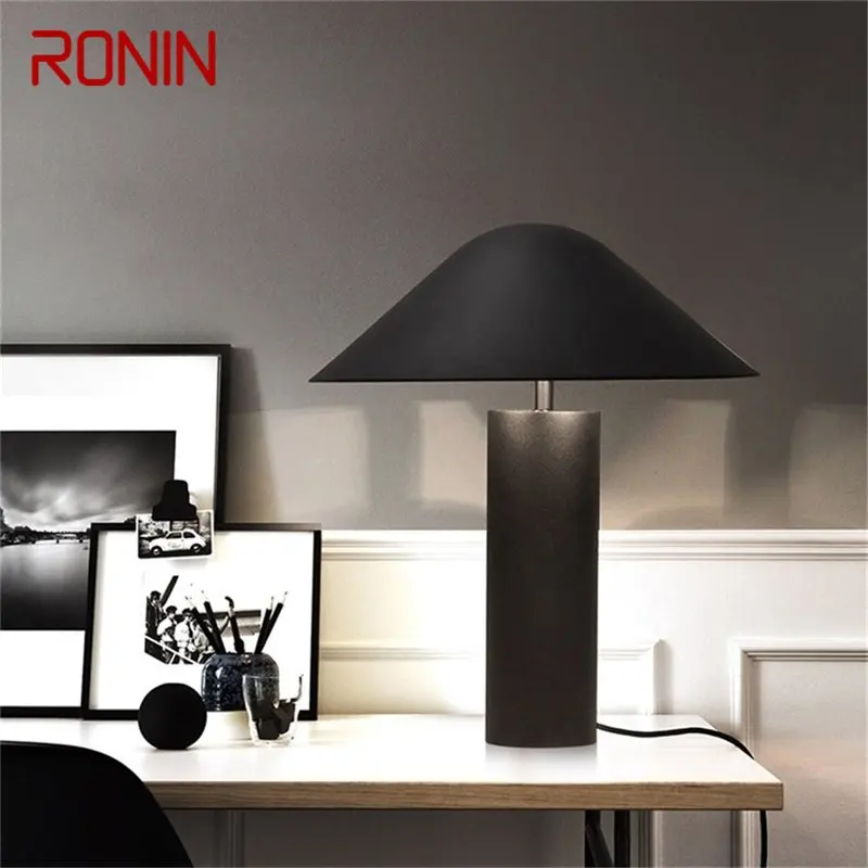 

RONIN Modern Creative Table Lamp Simple Mushroom Design Desk Light Decorative for Home Living Room