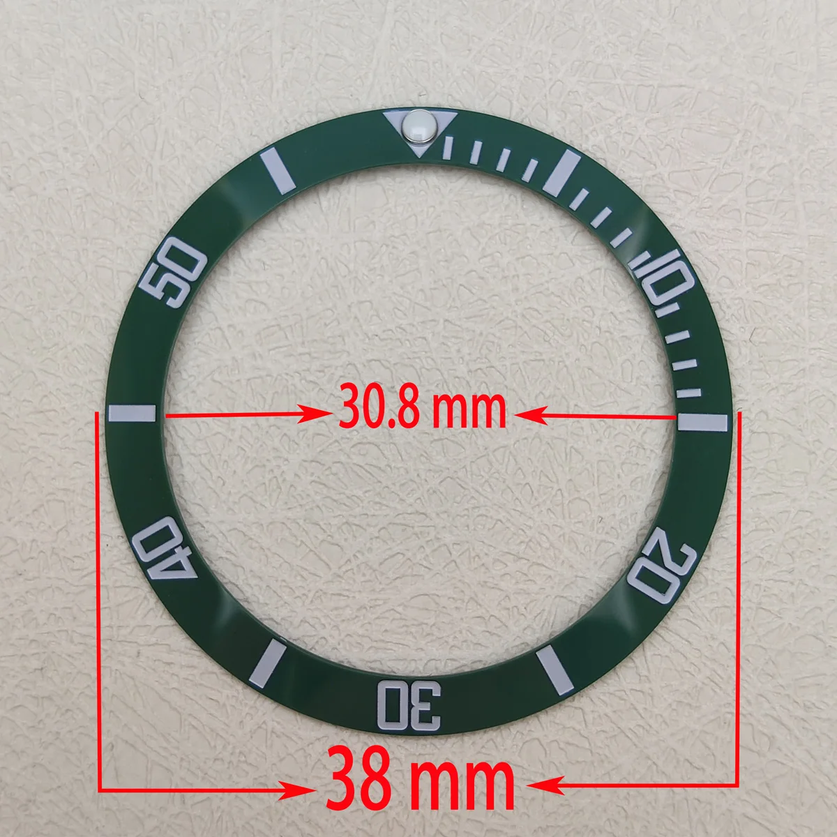 

38mm Watch Ring Ceramic Bezel Insert Ring 40mm Case NH35 Case Watch Accessories Outer Diameter 38mm Inner Diameter 30.8mm