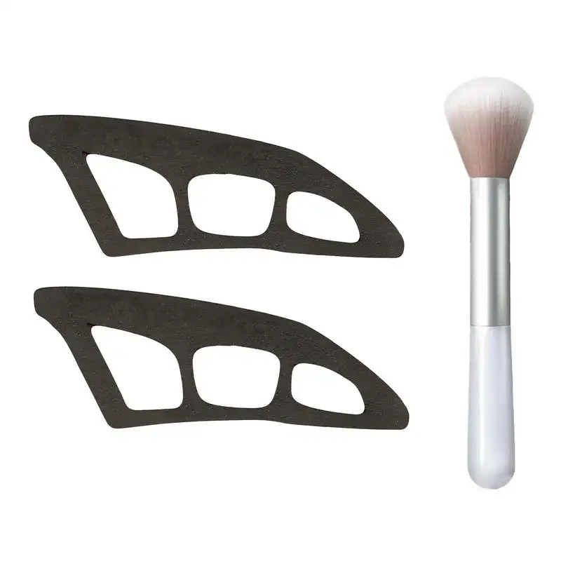 Eyeshadow Stencil Eye Makeup Stencils Reusable Eye Contour Tool Set Eyeshadow Assistant Create Natural/Bold Makeup Effects