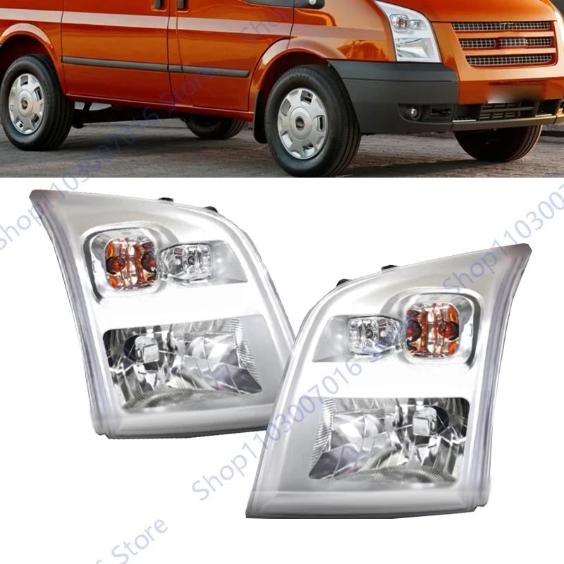 

For Ford Transit MK7 Van V348 2006-2014 Car Front Bumper Daytime Running Light Fog Light Turn Signal Lamp