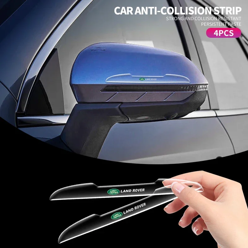 4PCS Car Door Transparent Bumper Guard Anti-Collision Protector for Land Rover Range Rover Evoque Velar Discovery Accessories