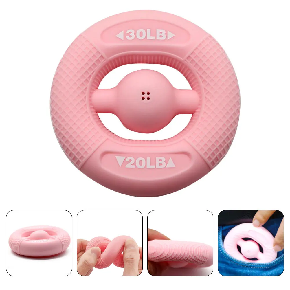 

Hand Exerciser Grip Circle Strengthener Holding Forearm Pink Exercisers Fitness