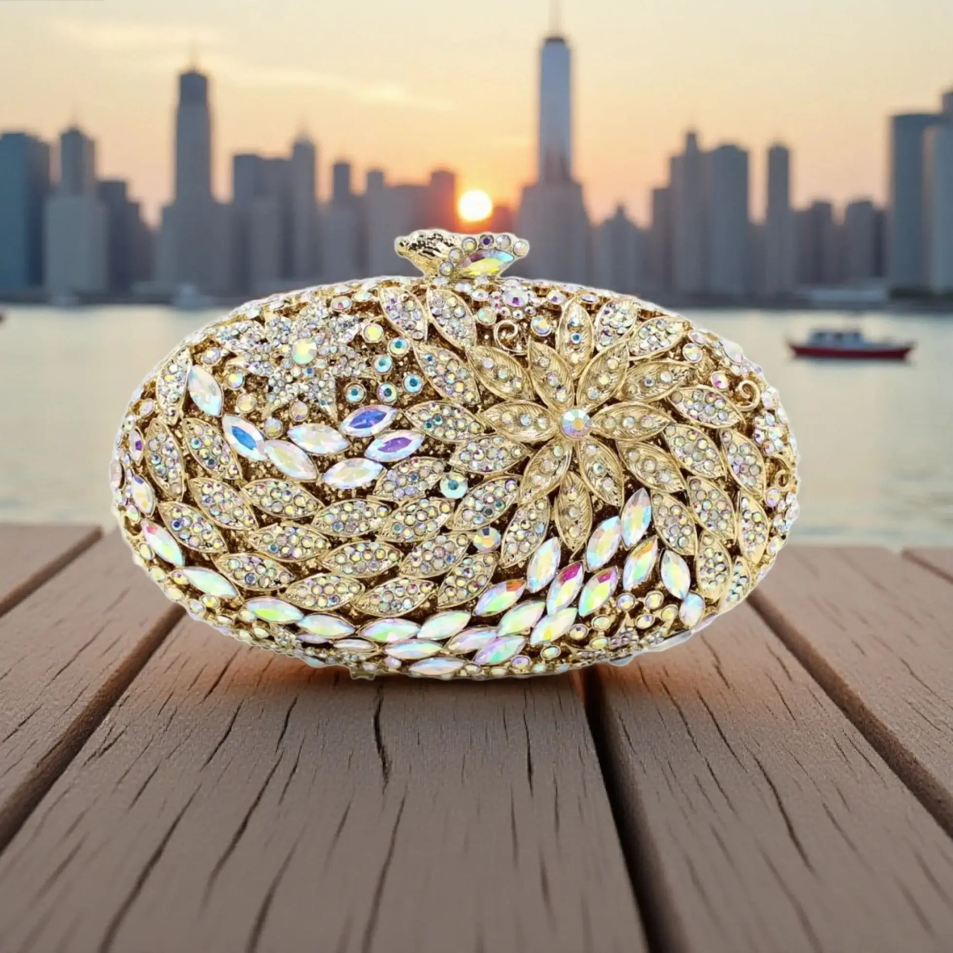 

Rhinestone Hollow Metal Crystal Dinner Bag Diamond Ladies Clutch Bolsos De Mujer Tendencia Bolso De Diseñador Lujo sac de soirée