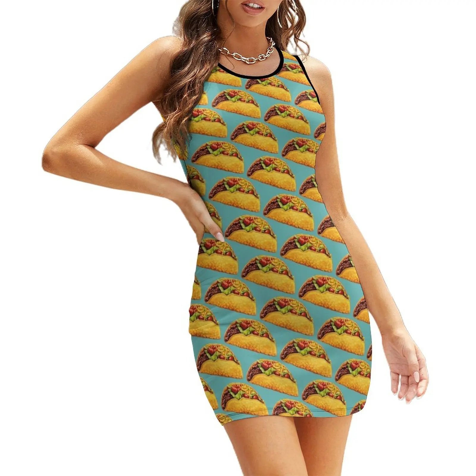 

Taco Sleeveless Sundress summer dress woman 2025 dress women elegant luxury Woman fashion cocktail dresses
