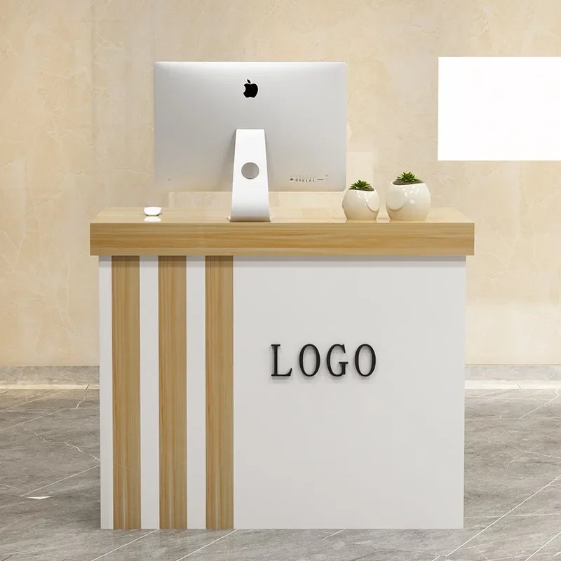 

Luxury Hair Salon Reception Desks Modern Office Reception Desk Counter Simple Decorations Recepcion Desk Commercial Furniture