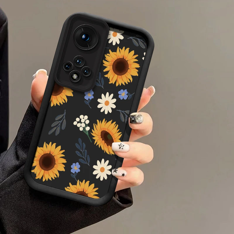 15 الترا عباد الشمس طباعة جراب هاتف ل Xiaomi 17 برو ماكس 15T برو 11 لايت 5G NE 11i 14T 13T 13 12 غطاء سيليكون مقاوم للصدمات