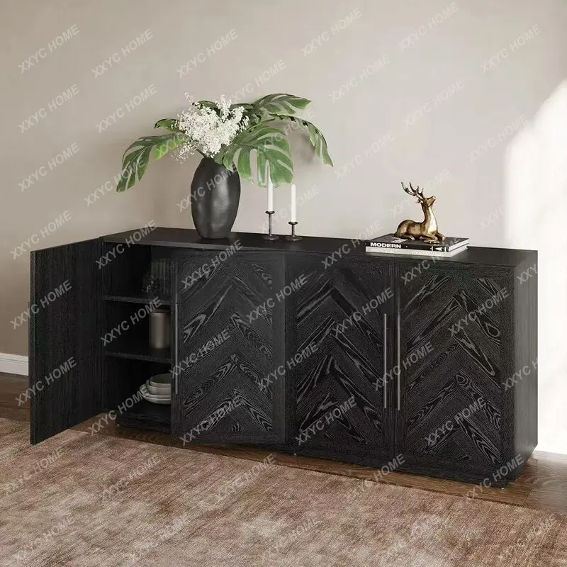

rural old solid wood dining side cabinet living room log porch cabinet storage cabinet