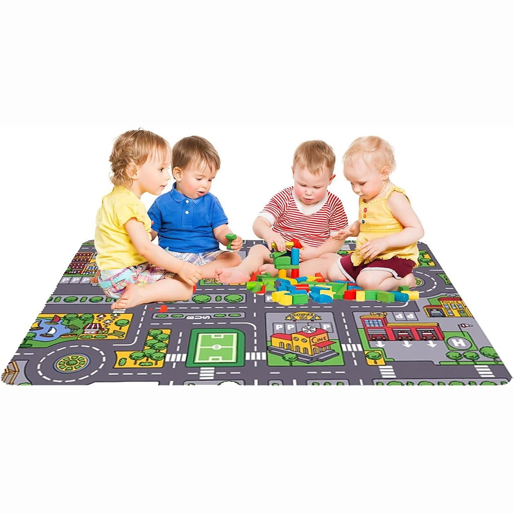 Educational Toy Car Play Mat for Kids