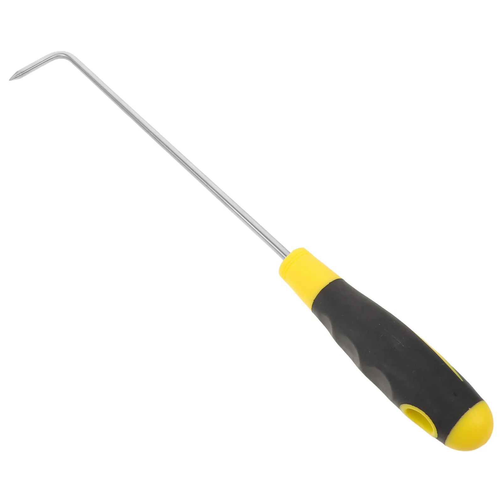 Stainless Steel 6Mm Manhole Lift Hook Heavy Duty Roller Shutter Lifter Rubber Handle Pull Rod For Drain Cover Tool Hardware