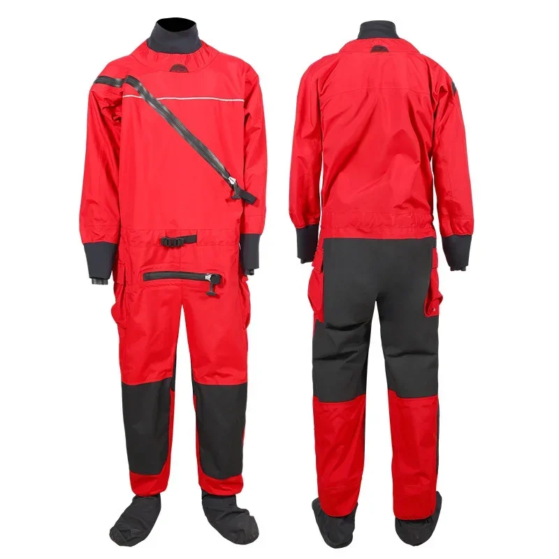 Fire rescue equipment, dry rescue clothing, one-piece, water-resistant and cold-resistant