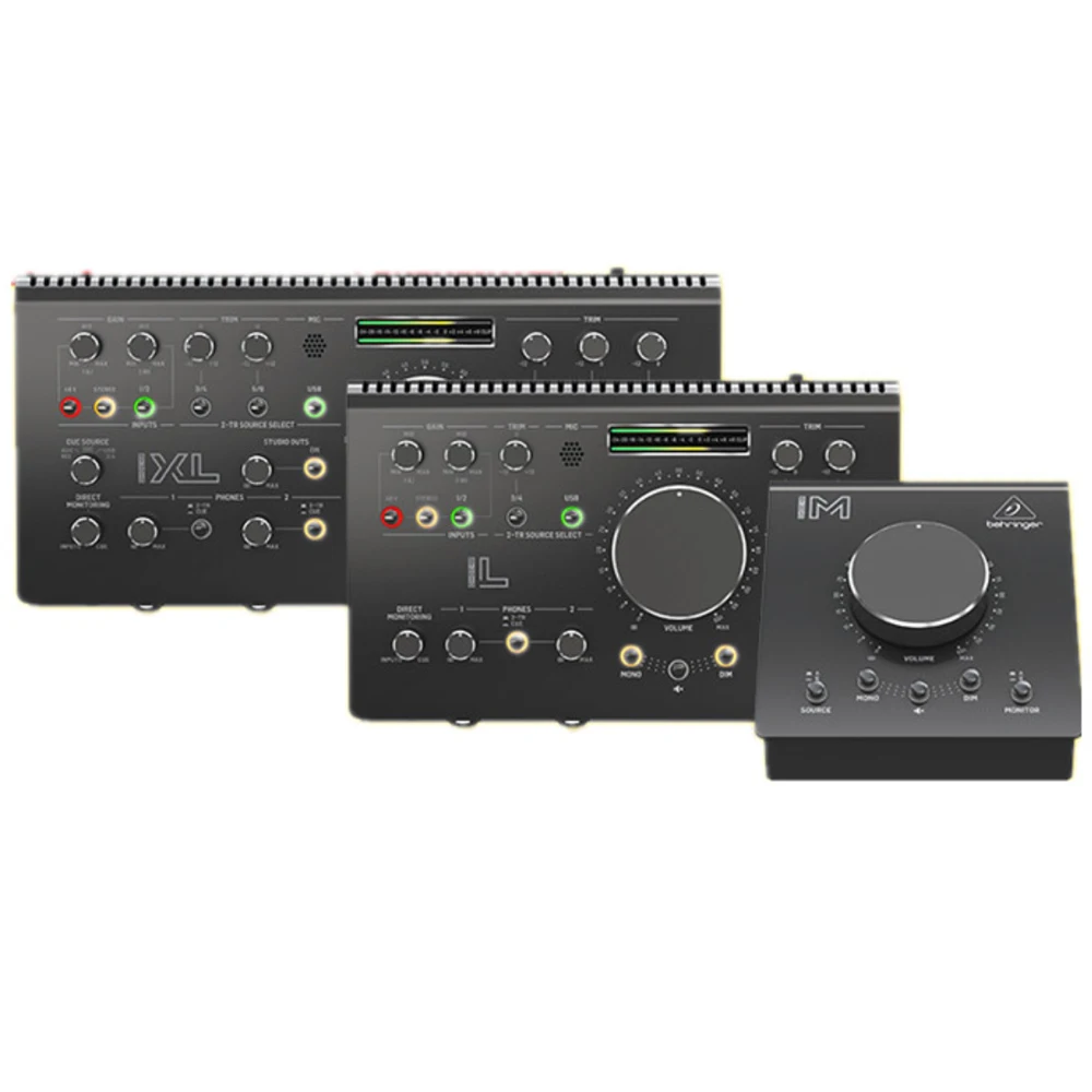 

Behringer Studio XL Studio L Studio M Monitor Controller with VCA Control and USB Audio Interface