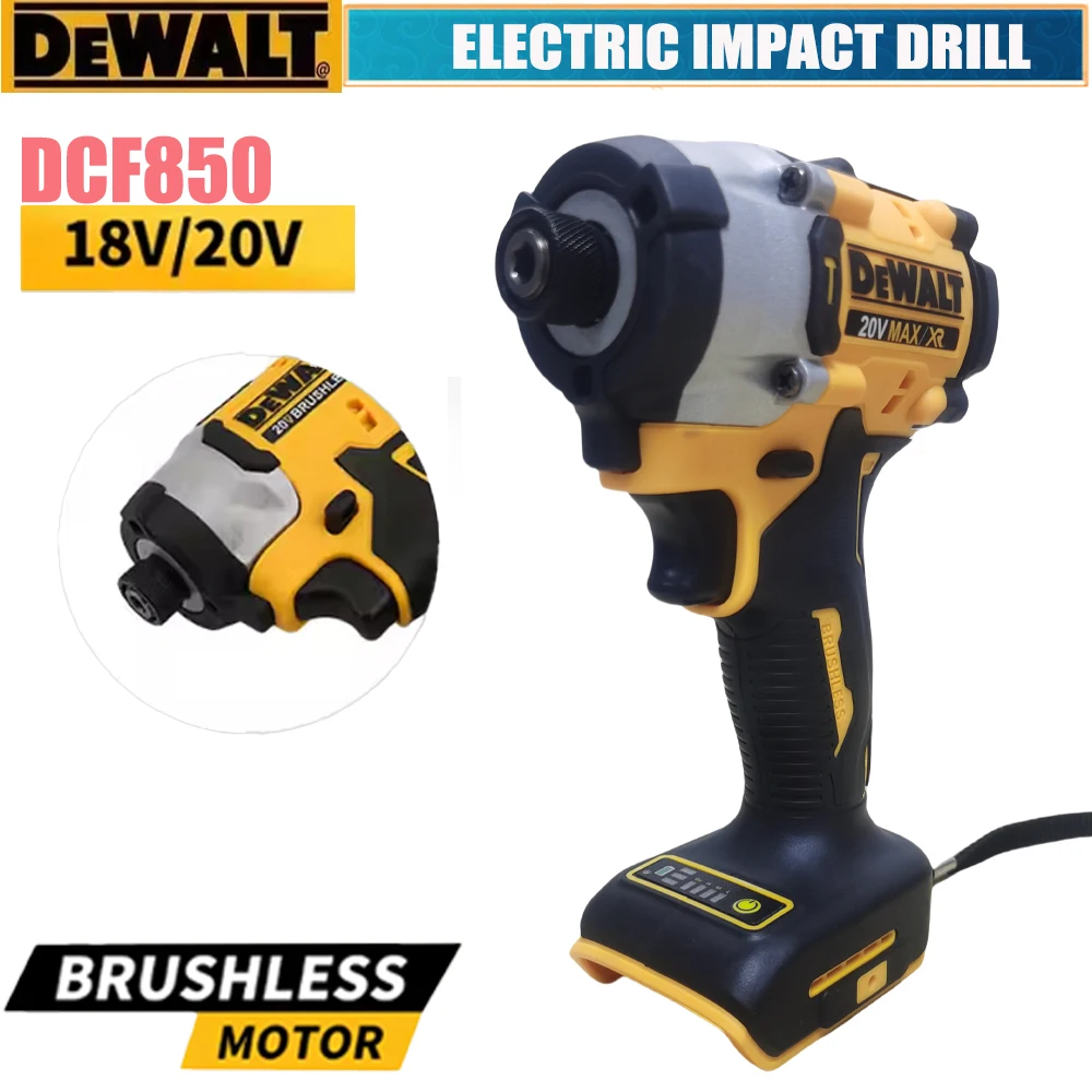 

DEWALT DCF850 205N. M electric screwdriver, super powerful, powerful torque, brushless cordless, No-load speed:0-3250rpm，