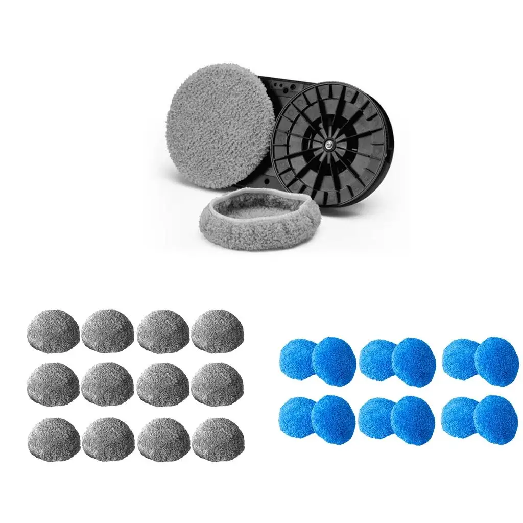 

2x Pack of 12 Microfiber Cleaning Pads for Window Vacuum Cleaner Robot